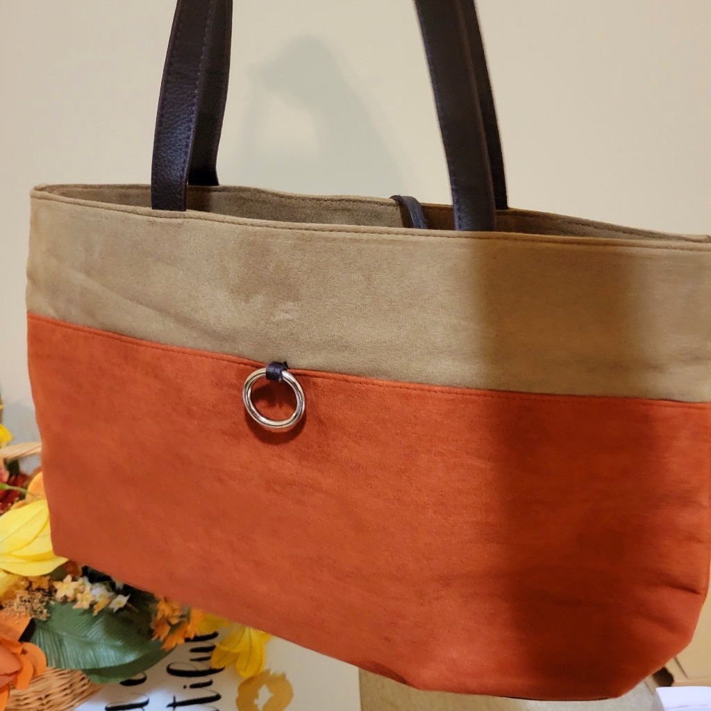 Estee Lauder ToteShoulder Bag Made Of Soft Suede